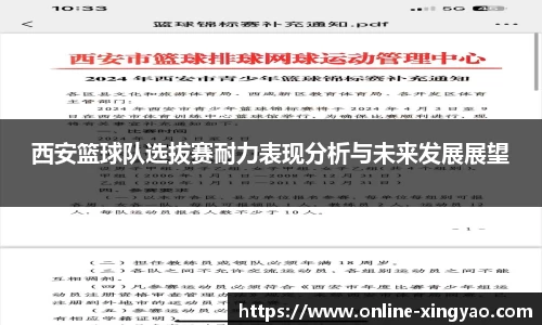 西安篮球队选拔赛耐力表现分析与未来发展展望